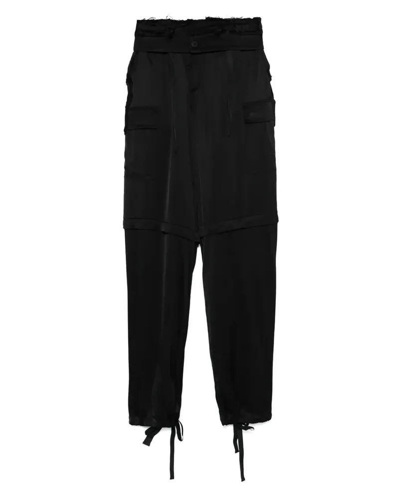 OTTOLINGER Cargohose mit Streifendetail - Schwarz Schwarz
