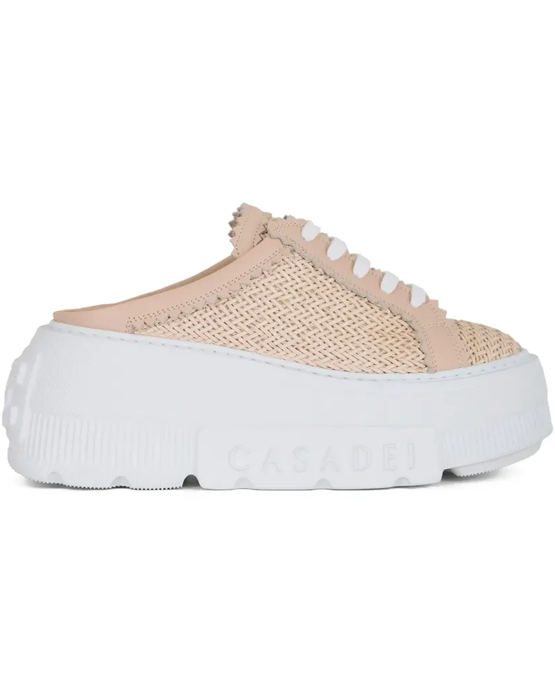 Casadei Nexus Hanoi Mules - Nude Nude