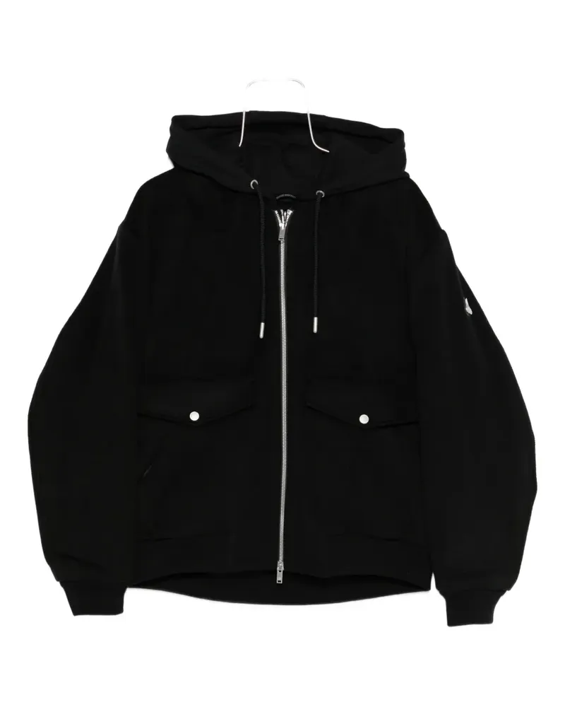 Moose Knuckles hooded zip jacket - Schwarz Schwarz