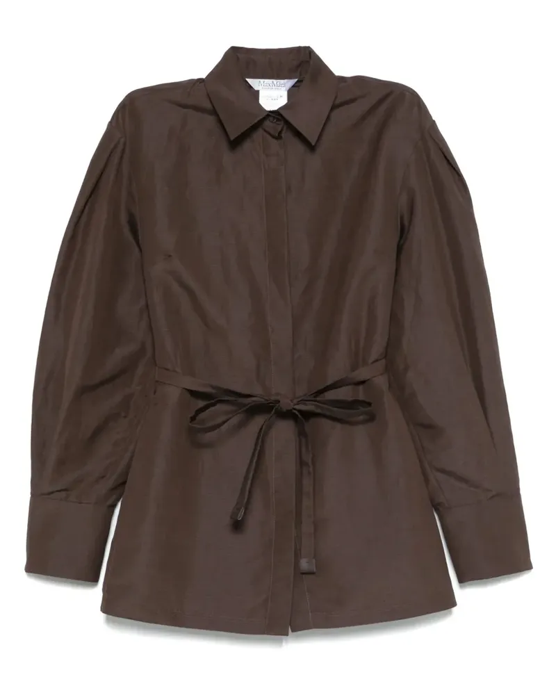 Max Mara Affari Hemd - Braun Braun