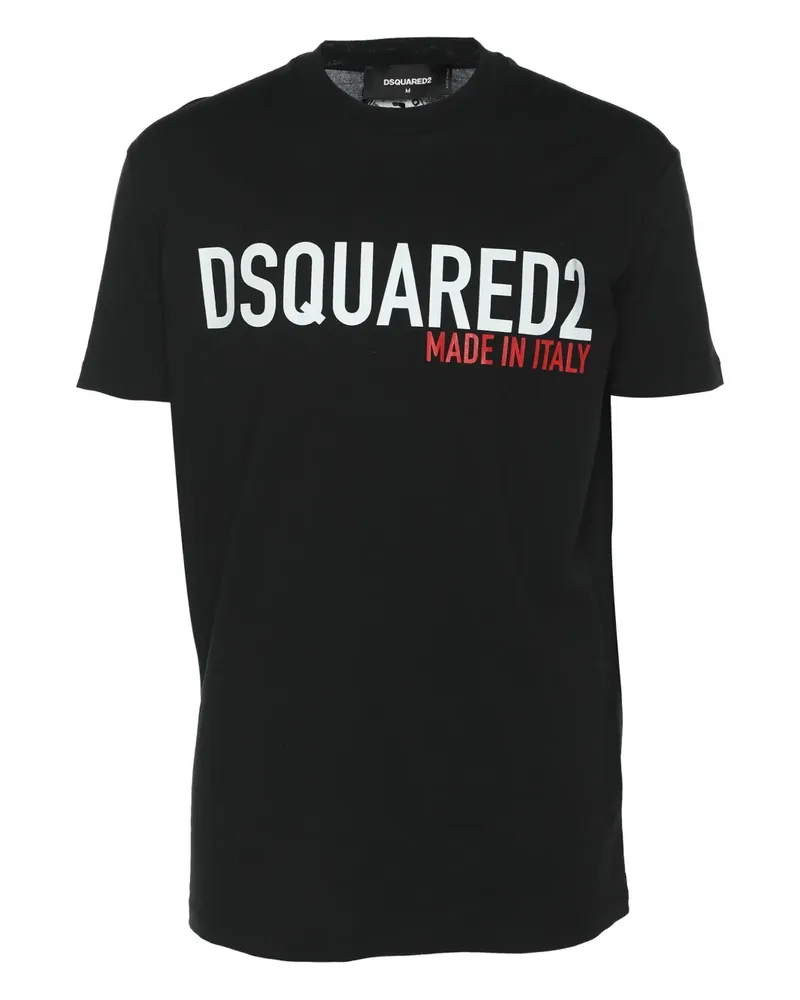 Dsquared2 T-Shirt mit Logo-Print - Schwarz Schwarz