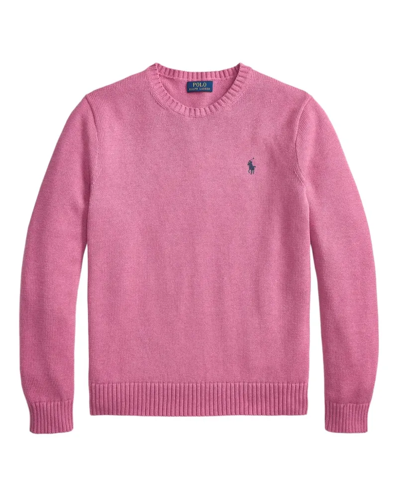 Ralph Lauren Pullover mit Pony-Stickerei - Rosa Rosa