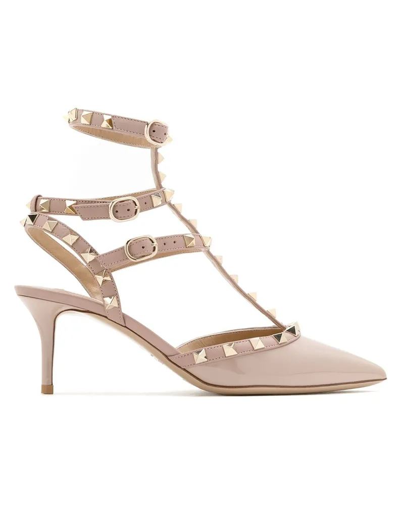 Valentino Garavani Rockstud Cage-Pumps 65mm - Nude Nude