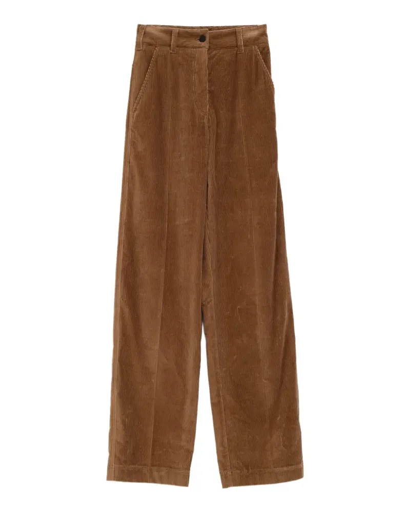Moncler corduroy wide-leg trousers - Braun Braun