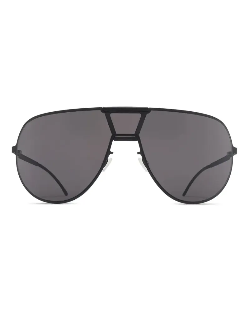 Mykita browbar pilot sunglasses - Schwarz Schwarz