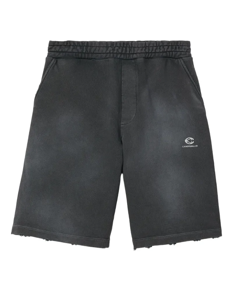 Camper Ungesäumte Shorts mit Logo - Grau Grau
