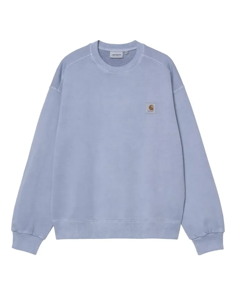 Carhartt WIP Nelson logo-patch sweatshirt - Blau Blau