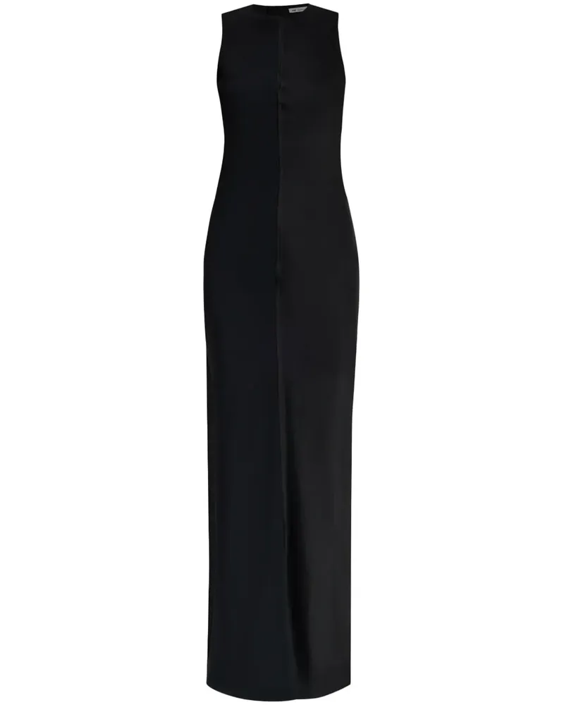 AMI Paris Ärmelloses Midikleid - Schwarz Schwarz