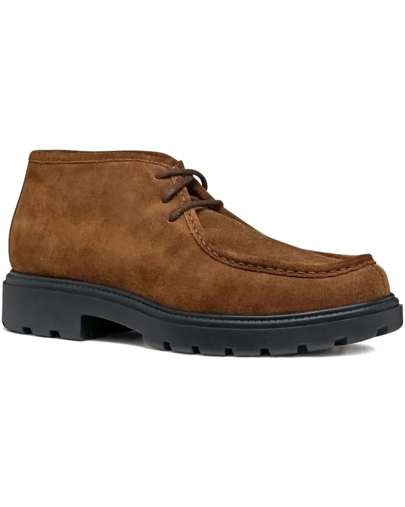 Geox Spherica Derby-Schuhe aus Wildleder - Braun Braun