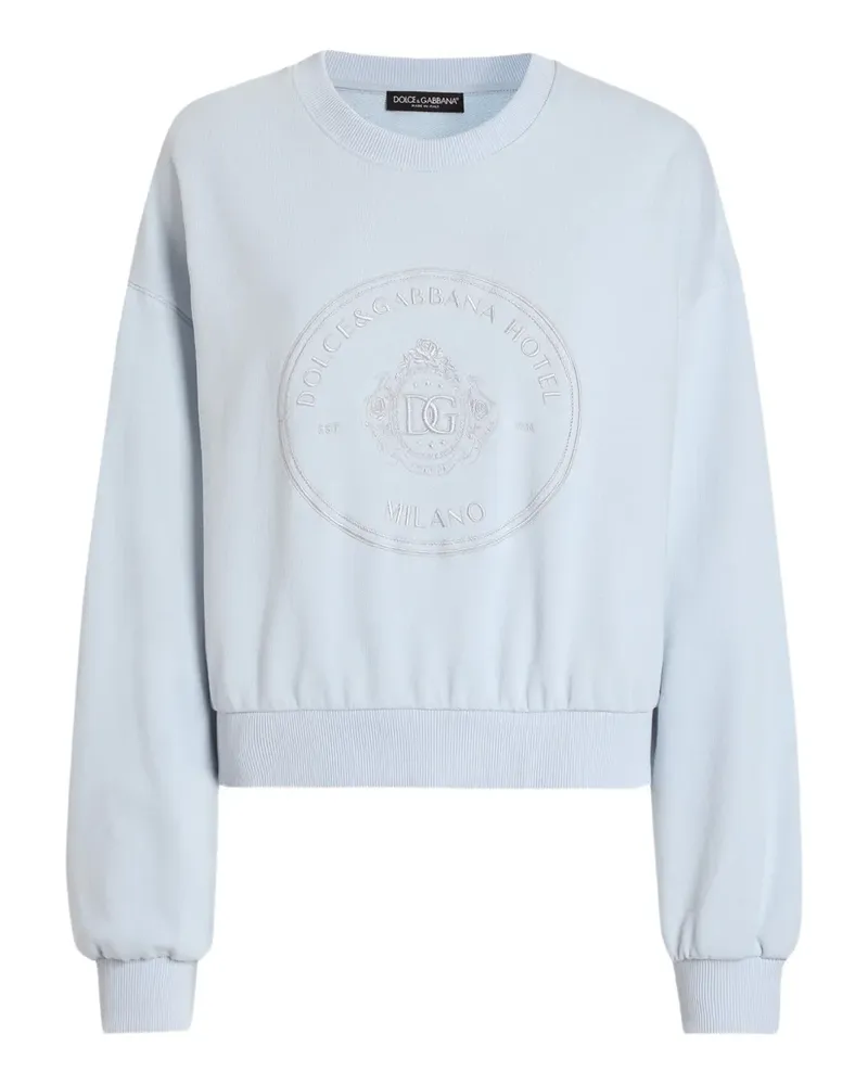 Dolce & Gabbana Sweatshirt mit Logo - Blau Blau