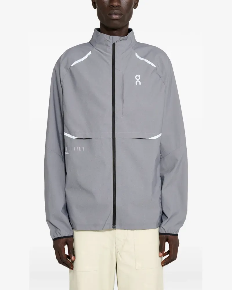 ON reflective-stripes jacket - Grau Grau