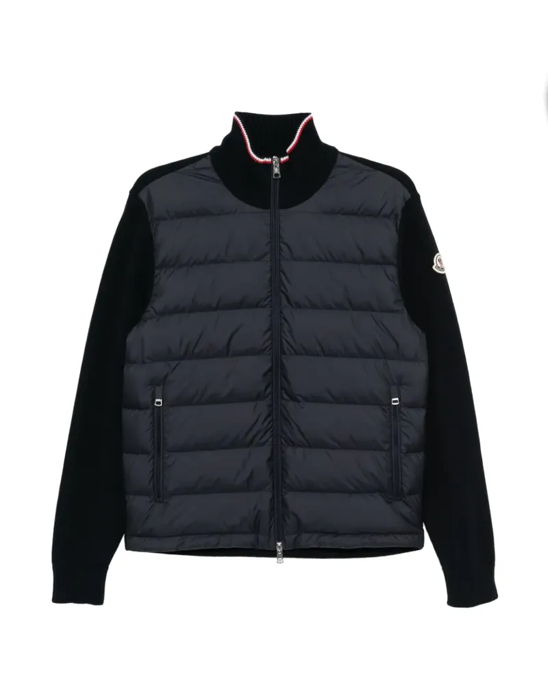 Moncler Gestrickte Steppjacke - Blau Blau