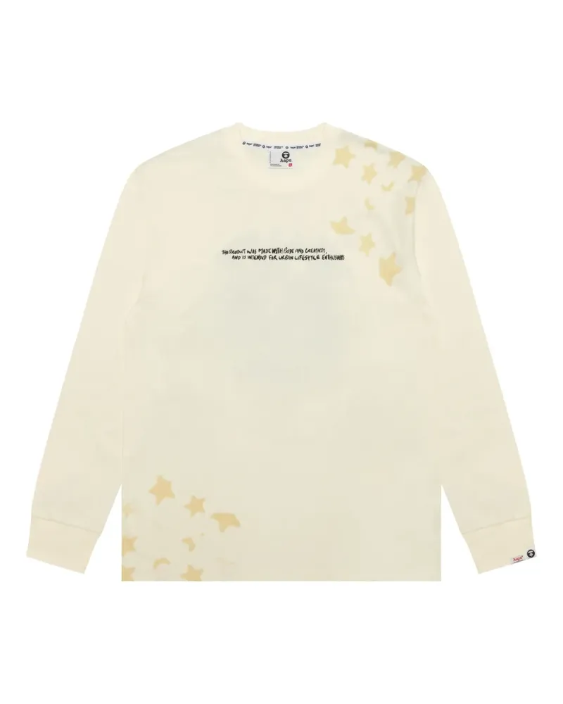 BAPE Sweatshirt mit Camouflage-Print - Nude Nude