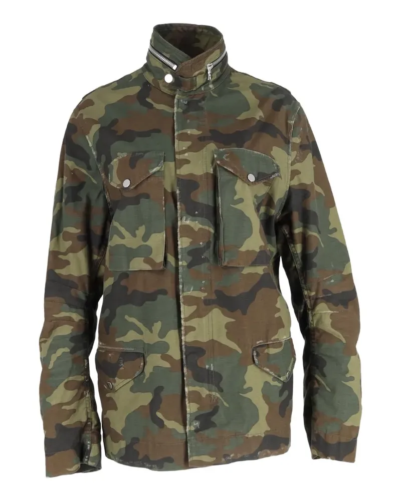 Amiri M-65 Jacke mit Camouflage-Print - Grün Grün