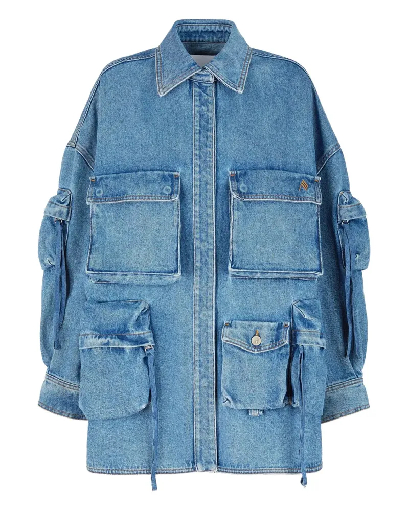 ATTICO Fern denim coat - Blau Blau