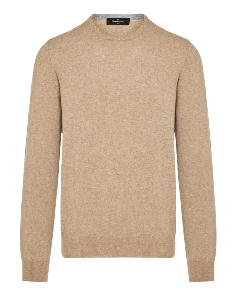 Gran Sasso crew-neck long-sleeve sweater - Nude Nude