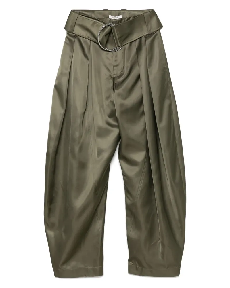 J.W.Anderson Hose aus Satin - Grün Grün