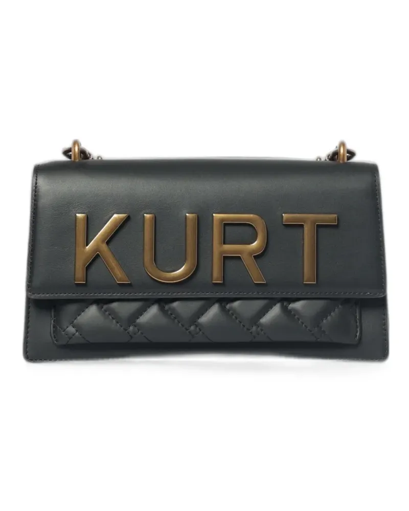 Kurt Geiger Shoreditch East West quilted logo-plaque shoulder bag - Schwarz Schwarz