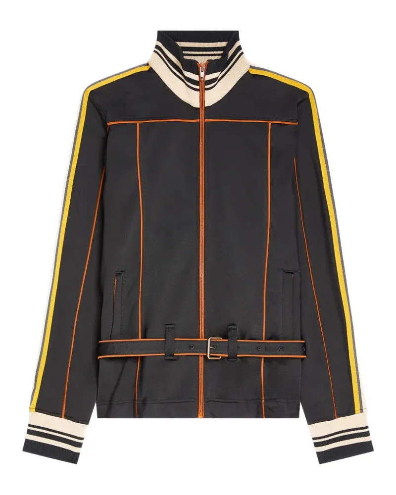 Dries van Noten Jersey-Sportjacke - Schwarz Schwarz