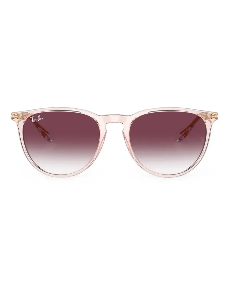 Ray Ban Erika Sonnenbrille mit rundem Gestell - Rosa Rosa