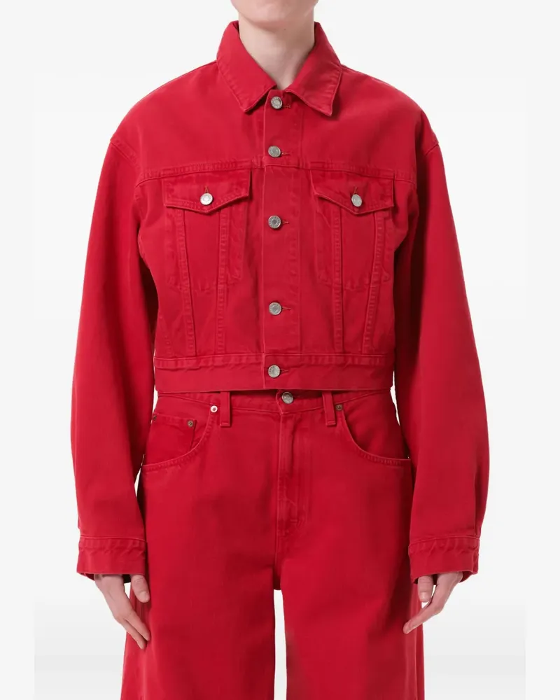 AGOLDE Radley buttoned jacket - Rot Rot