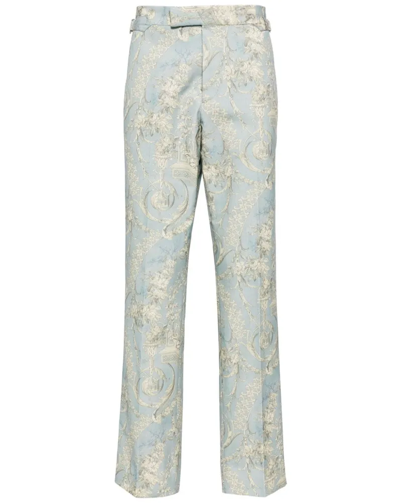 Vivienne Westwood Sang Hose mit Toile de Jouy-Print Blau