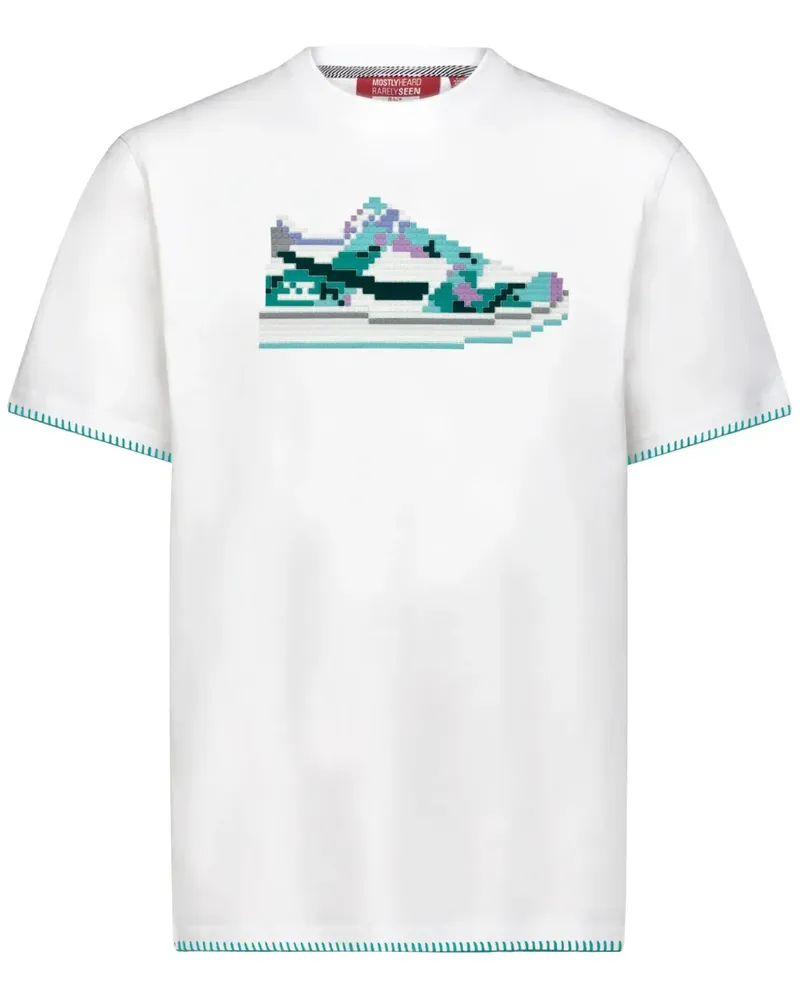 Mostly Heard Rarely Seen T-Shirt aus Baumwolle - Weiß Weiß