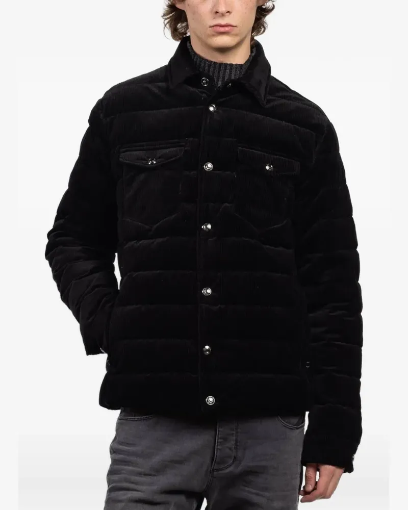 FRADI Derby corduroy overshirt - Schwarz Schwarz