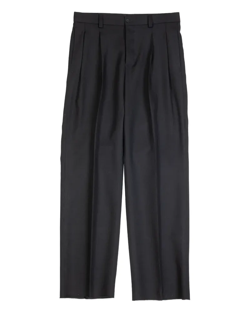 Laneus pleated trousers - Schwarz Schwarz