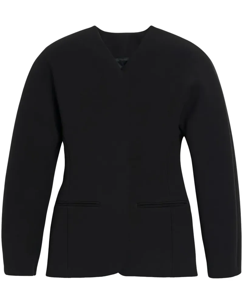 Jacquemus The Ovalo Jacke - Schwarz Schwarz