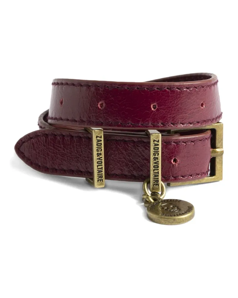 Zadig & Voltaire charm-detail buckle-design bracelet - Gold Gold