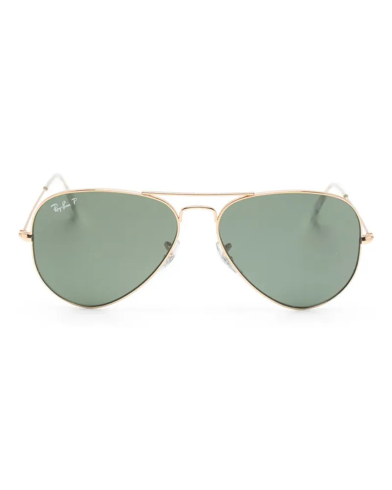 Ray Ban Sonnenbrille im Aviator-Design - Gold Gold