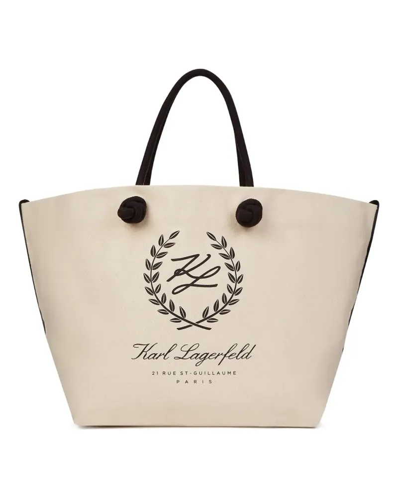 Karl Lagerfeld Hotel Karl Strandtasche - Nude Nude