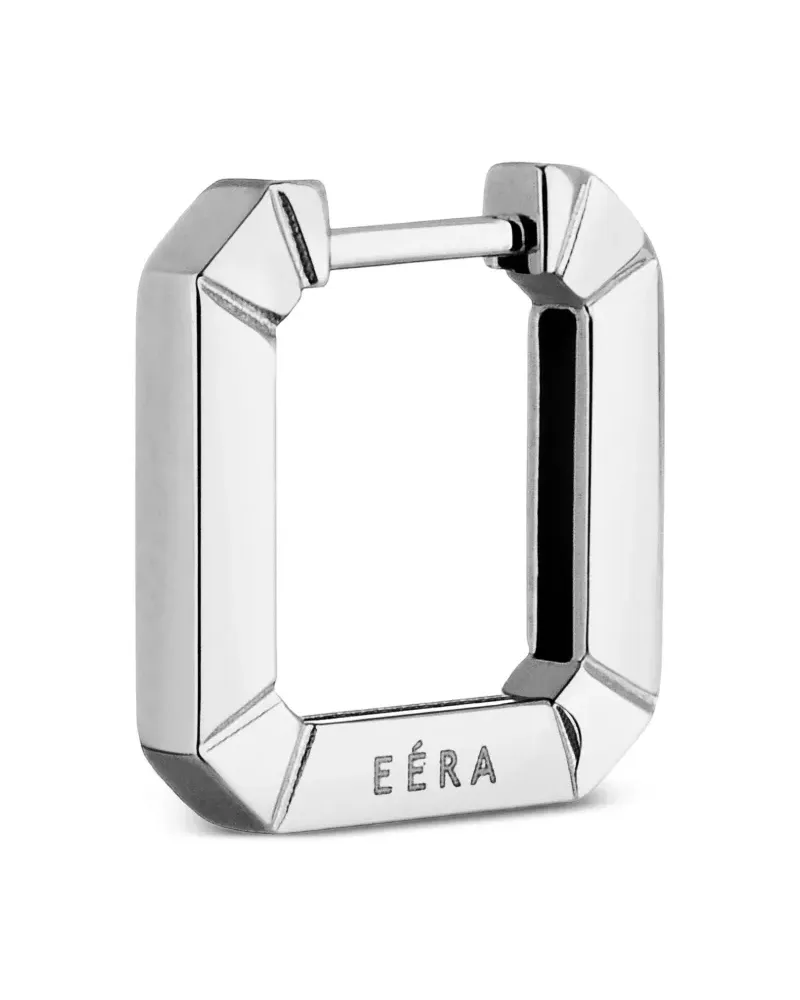 EÉRA Einzelner 18kt Candy Mini Weißgoldohrring Weiß
