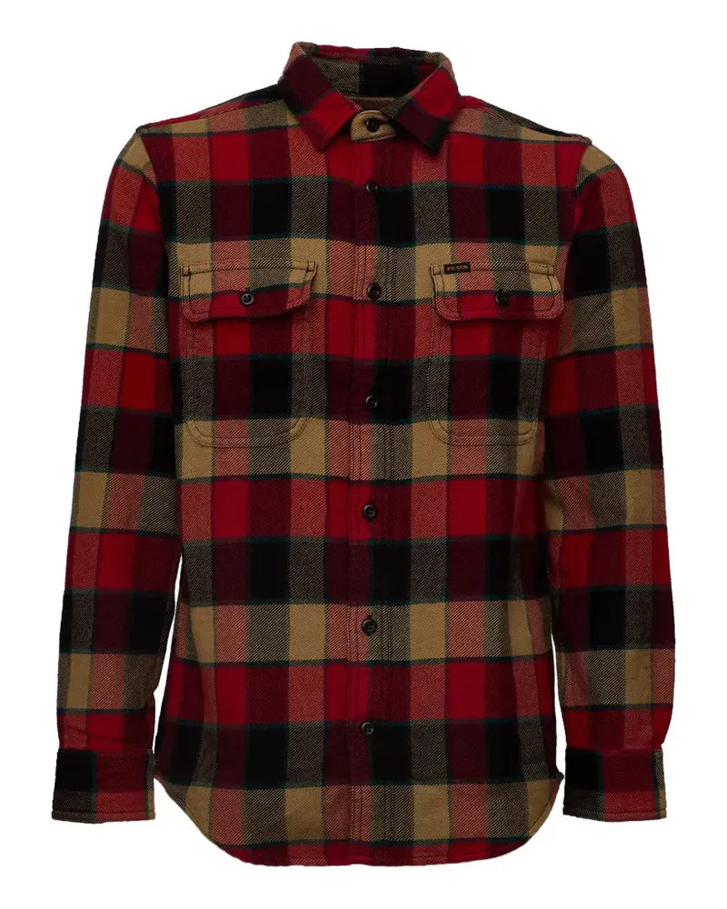 Filson Kariertes Flanellhemd - Rot Rot