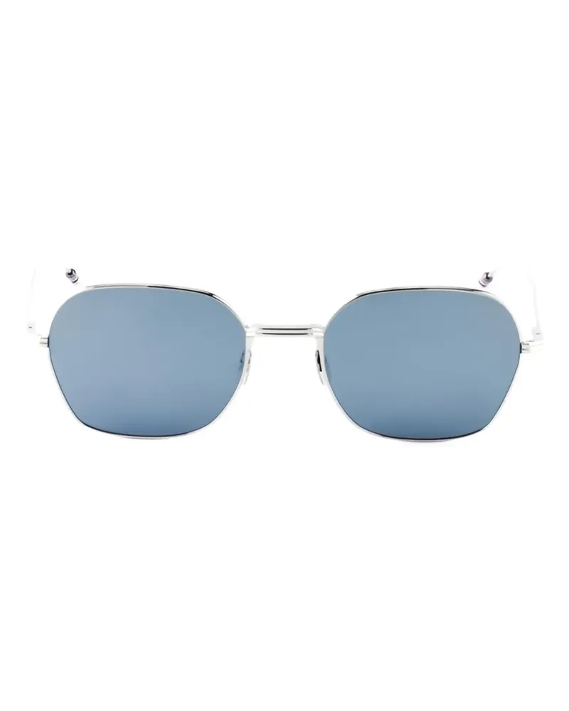 Thom Browne geometric-frame sunglasses - Silber Silber