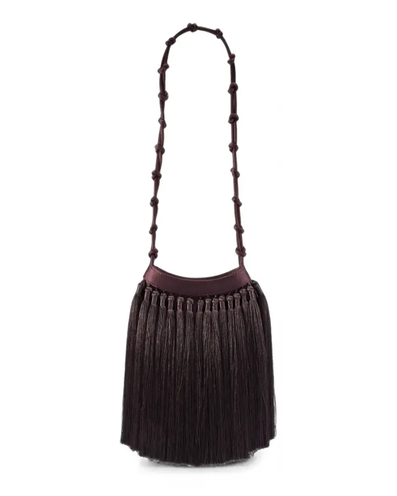 Simon Miller Knotty Mini-Tasche mit Quaste - Violett Violett