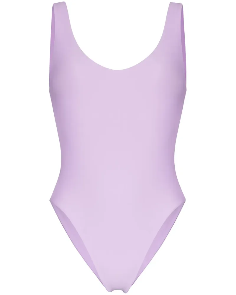 JADE SWIM Rückenfreier Badeanzug - Violett Violett