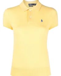 Ralph Lauren Poloshirt aus Kaschmir Gelb