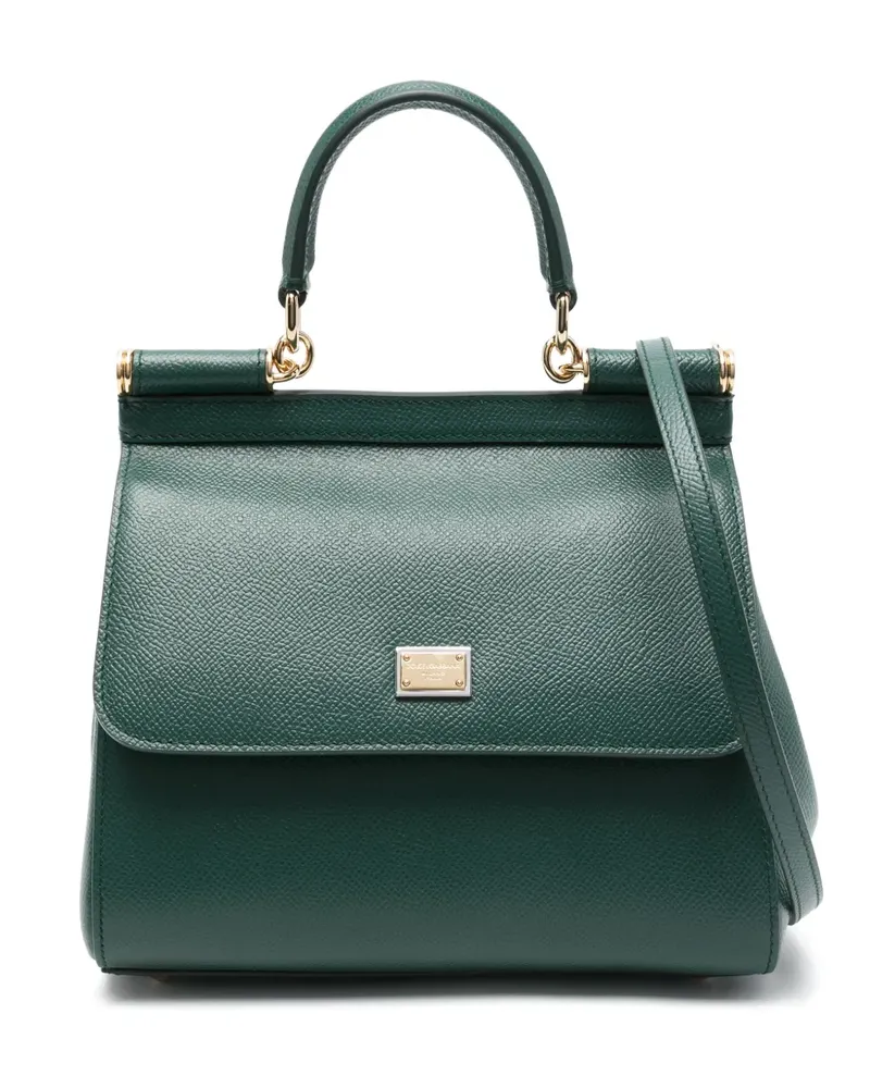 Dolce & Gabbana Mittelgroße Sicily Handtasche - Grün Grün