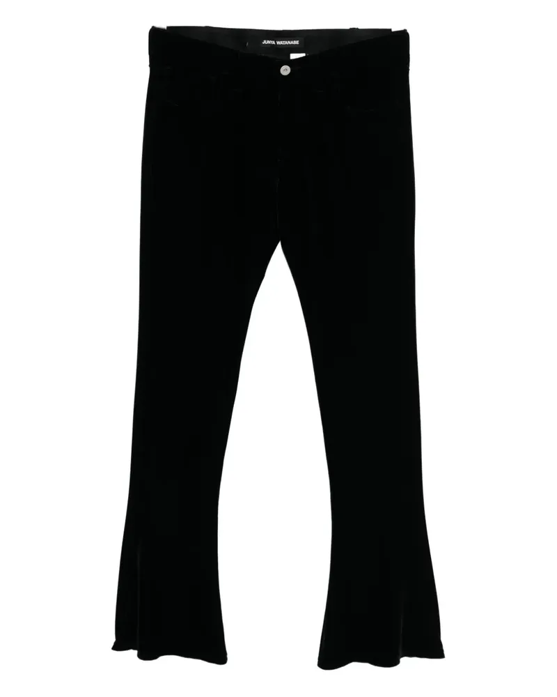 Junya Watanabe flared trousers - Schwarz Schwarz