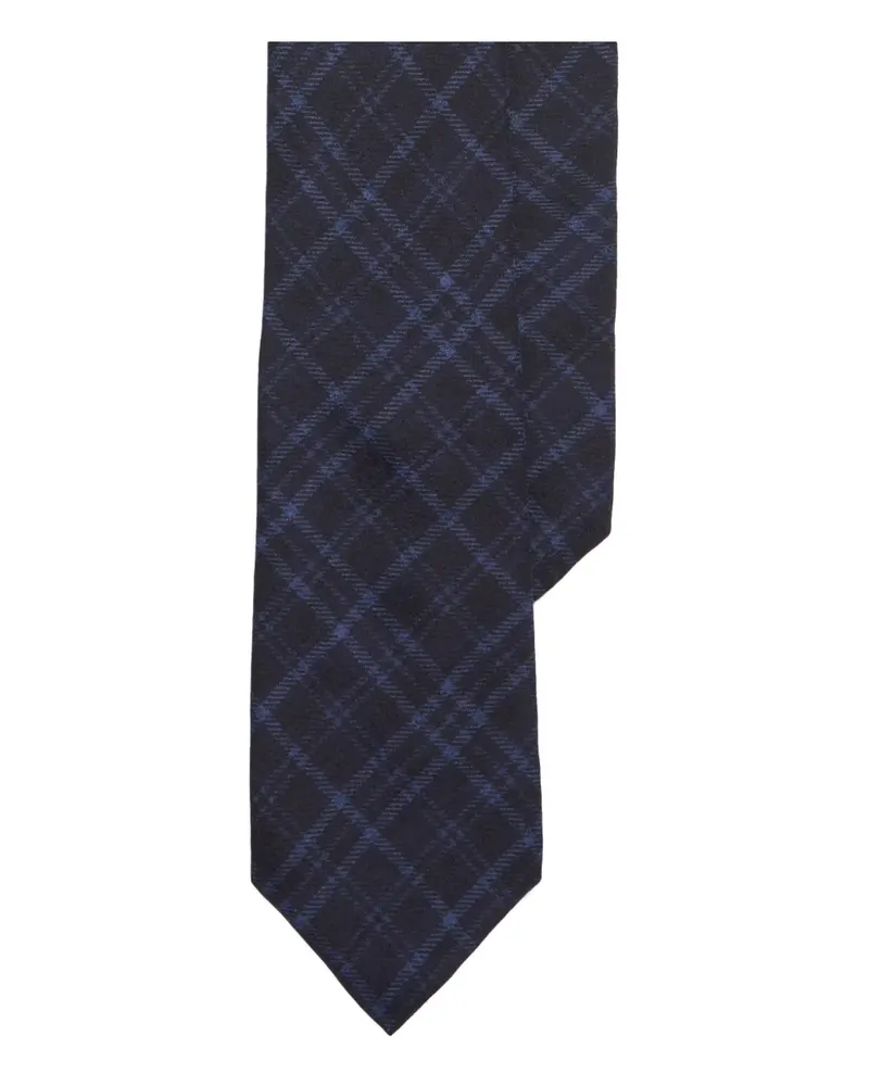 Ralph Lauren Karierte Krawatte aus Seide - Blau Blau