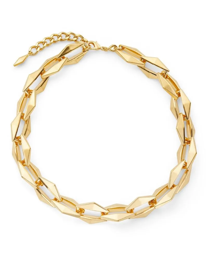 Jimmy Choo Halskette mit Diamanten - Gold Gold