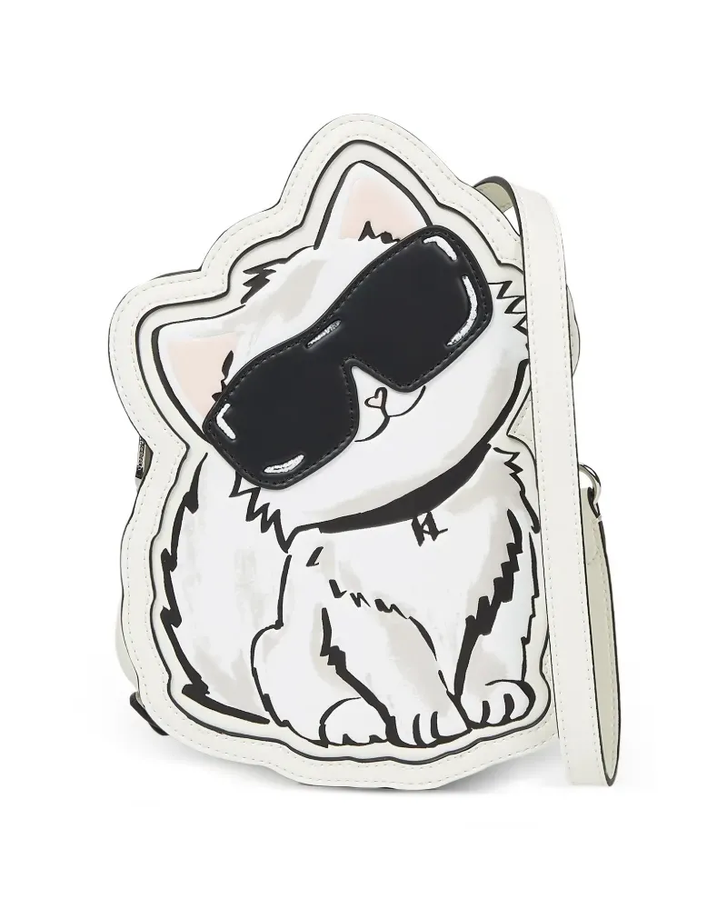 Karl Lagerfeld Ikon Choupette crossbody bag - Weiß Weiß