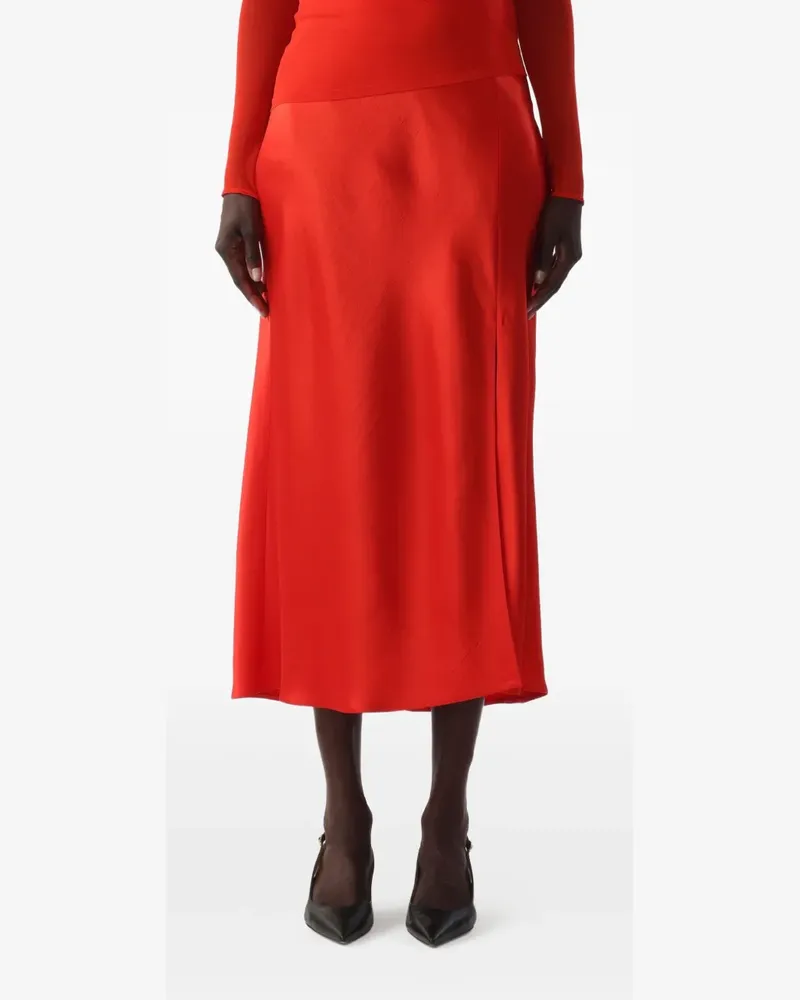 Jason Wu Gerader Rock mit Reißverschluss - Rot Rot