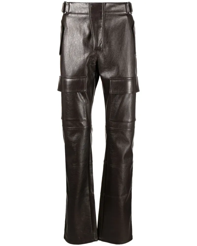 MISBHV Bikerhose mit geradem Bein - Braun Braun
