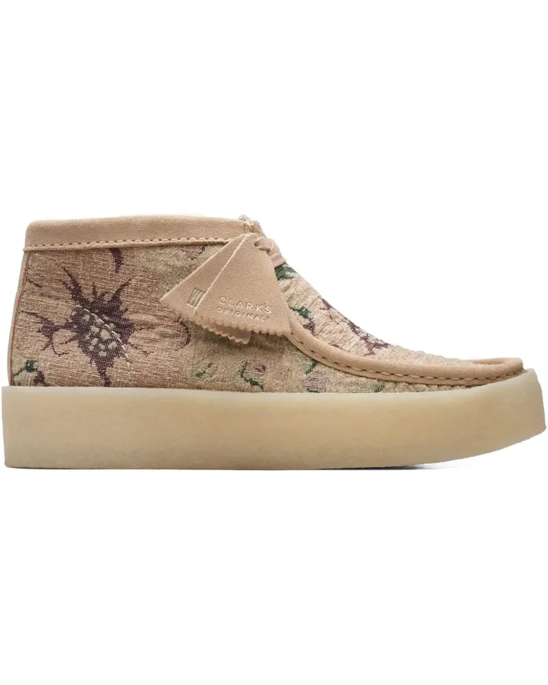 Clarks Wallabeecup Bt "Light Sand" Desert-Boots - Nude Nude