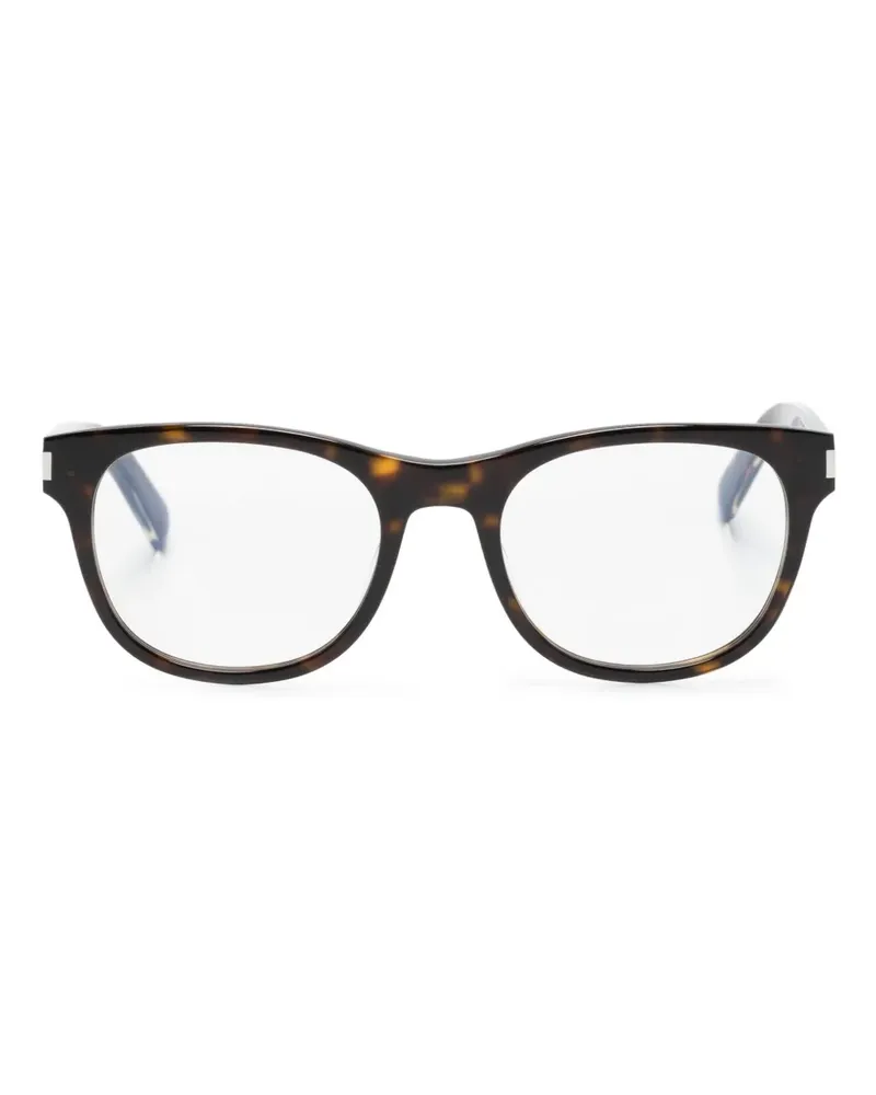 Saint Laurent SL 663 Brille mit eckigem Gestell - Braun Braun
