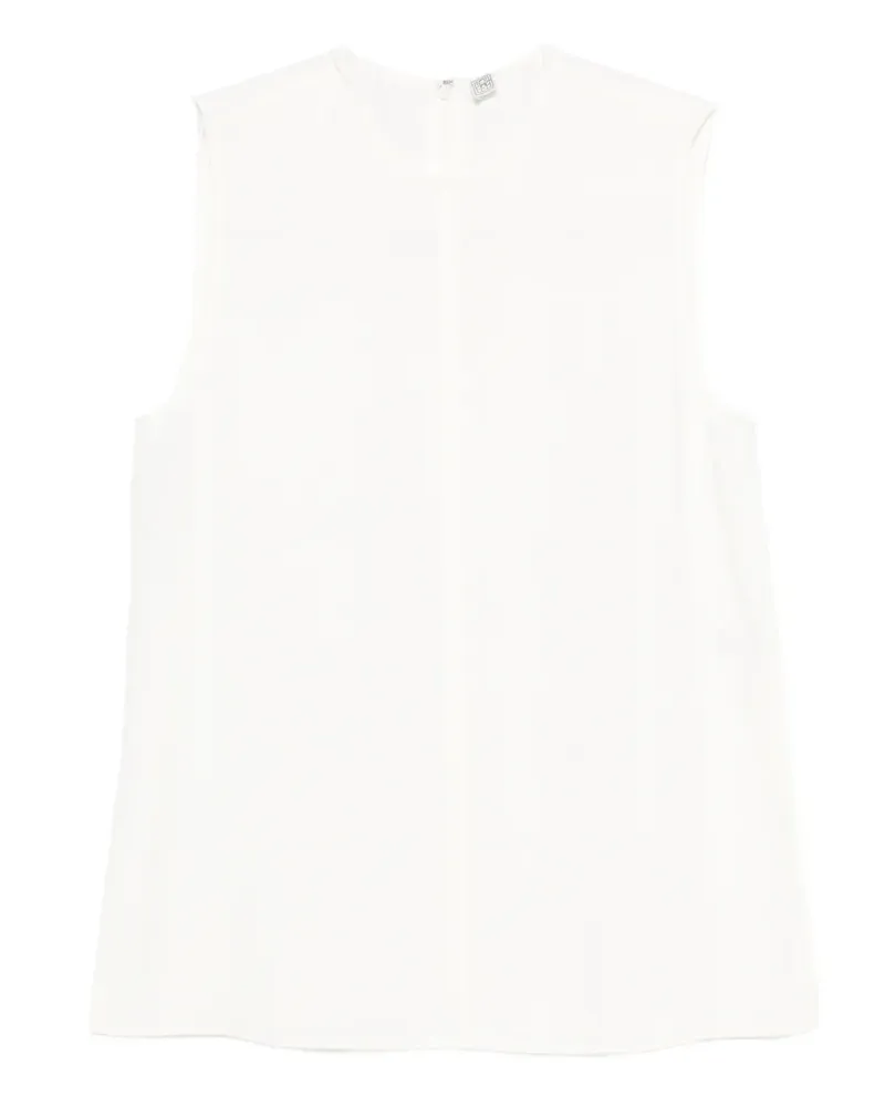 Totême Ärmeloses Oberteil - Weiß Weiß