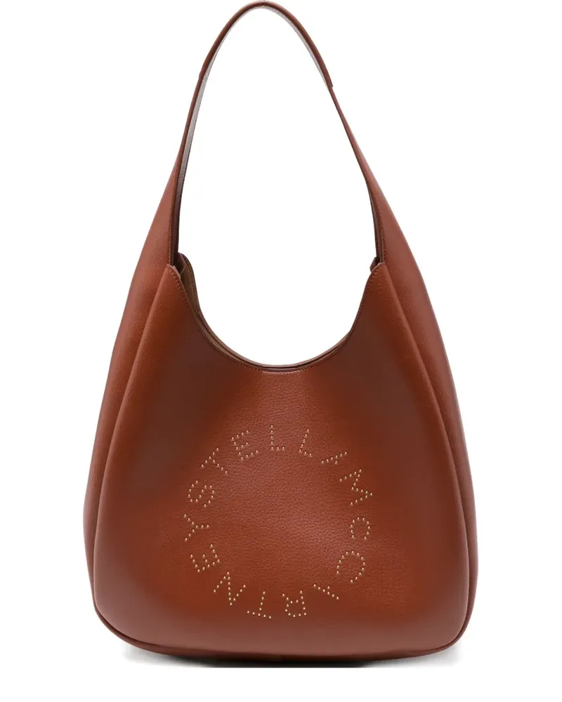 Stella McCartney Shopper mit Logo-Prägung - Braun Braun